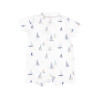 Ολόσωμο κορμάκι  Sailboats Blue Ολόσωμο κορμάκι  Sailboats Blue