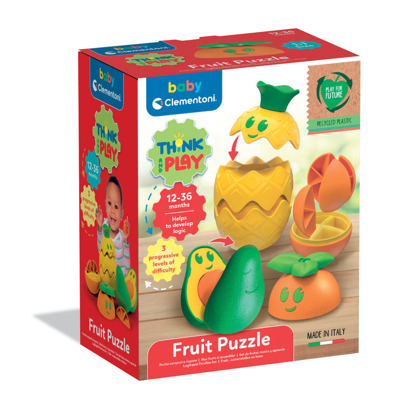 Baby Clementoni Fruit Puzzle για 12+ Μηνών