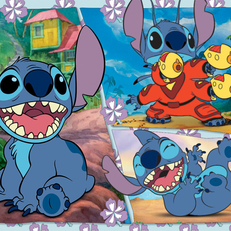 Clementoni Παιδικό Παζλ Maxi Super Color Disney Stitch 104 τμχ