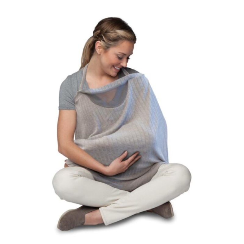 Chicco Ύφασμα Θηλασμού Boppy Silver Grey Chicco Ύφασμα Θηλασμού Boppy Silver Grey