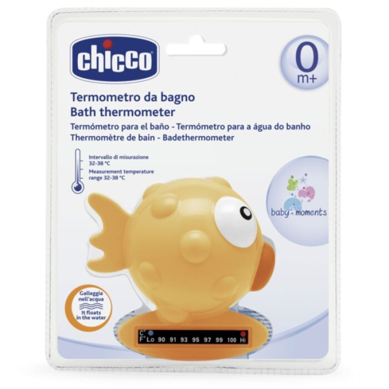 Chicco Θερμόμετρο Μπάνιου Ψαράκι Πορτοκαλί Chicco Θερμόμετρο Μπάνιου Ψαράκι Πορτοκαλί