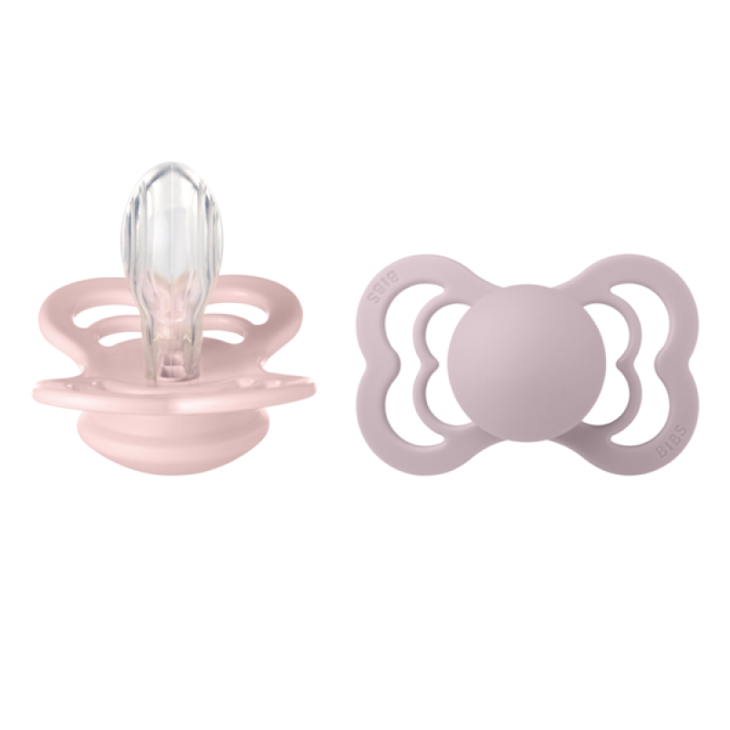 Bibs Σετ Πιπίλες 2τμχ – Supreme – Blossom/Dusky Lillac – Συμμετρική No2   Bibs Σετ Πιπίλες 2τμχ – Supreme – Blossom/Dusky Lillac – Συμμετρική No2