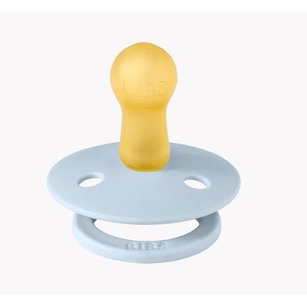 BIBS STUDIO Colour Πιπίλες 2 Τεμάχια Block - Baby Blue/Dusty Blue Mix No2 6+ Μηνών