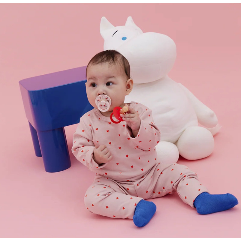 BIBS Moomin Colour Πιπίλες 2 Τεμάχια Dancing Candy Apple Mix 0 + Μηνών 