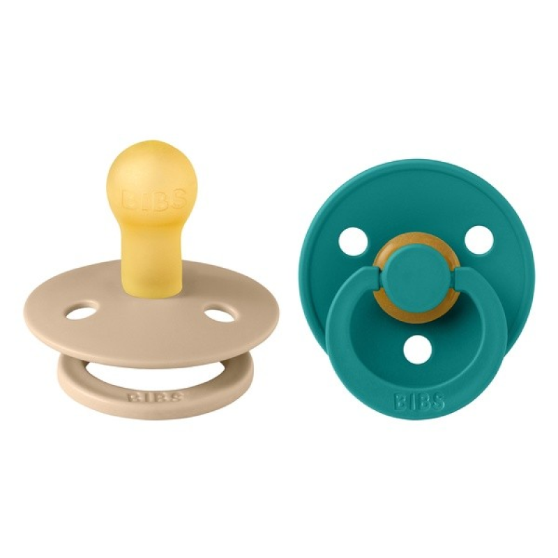 Bibs Σετ Πιπίλες 2τμχ – Colour – Taupe/Scuba – Στρογγυλή No1 Bibs Σετ Πιπίλες 2τμχ – Colour – Taupe/Scuba – Στρογγυλή No1