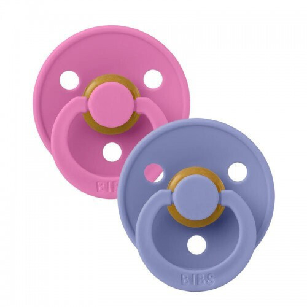 Bibs Πιπίλες Καουτσούκ Colour Bubblegum - Peri για 0-6 μηνών 2τμχ Bibs Πιπίλες Καουτσούκ Colour Bubblegum - Peri για 0-6 μηνών 2τμχ