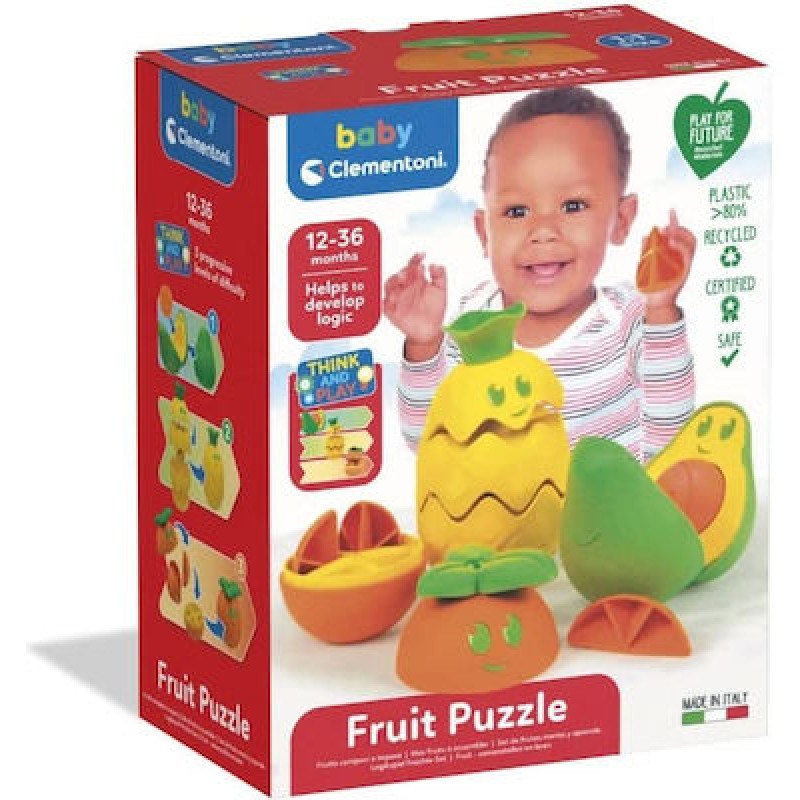 Baby Clementoni Fruit Puzzle για 12+ Μηνών