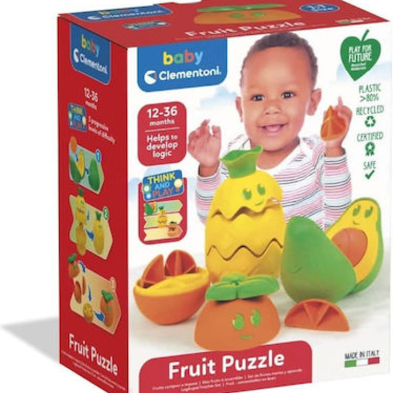 Baby Clementoni Fruit Puzzle για 12+ Μηνών