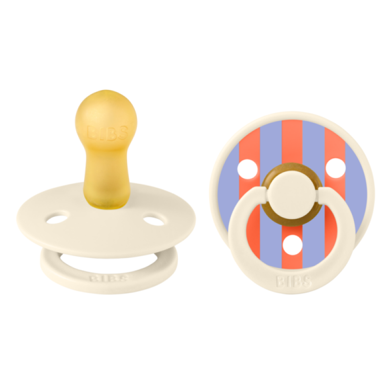 Bibs Colour Πιπίλες Από Φυσικό Καουτσούκ Ivory Hush No 2 6+ Μηνών