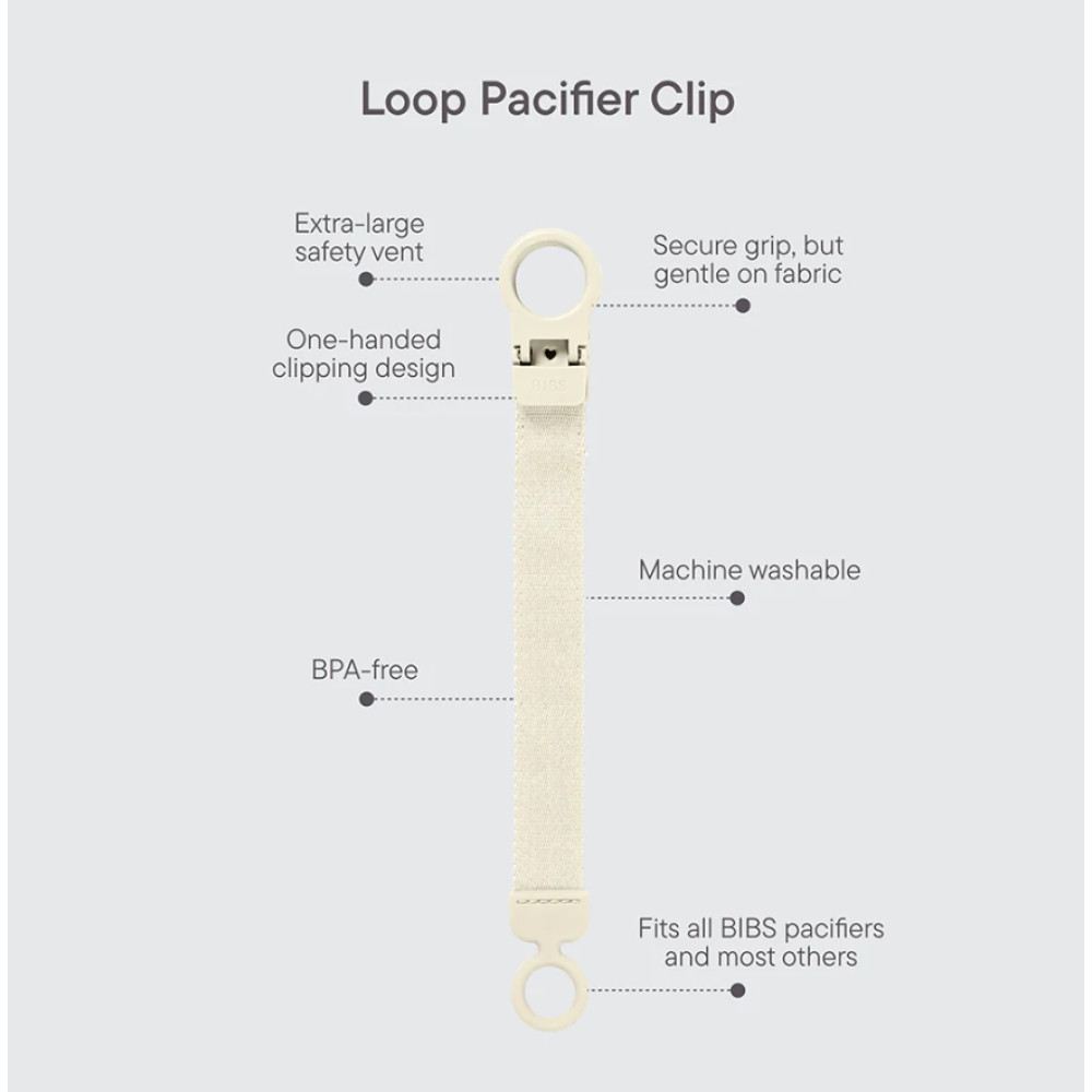 BIBS Moomins Υφασμάτινο Κλιπ Πιπίλας