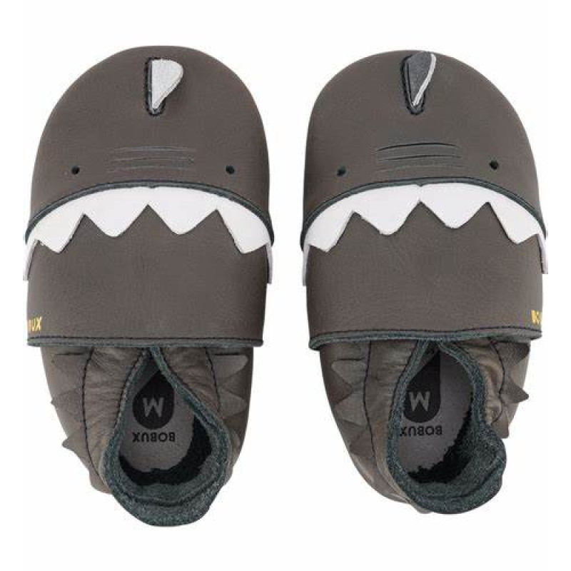 Bobux Παντοφλάκια Soft Sole Fin Charcoal Bobux Παντοφλάκια Soft Sole Fin Charcoal