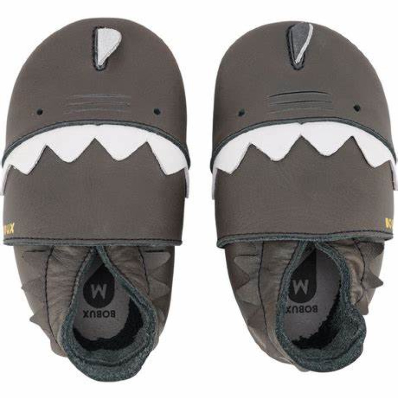 Bobux Παντοφλάκια Soft Sole Fin Charcoal Bobux Παντοφλάκια Soft Sole Fin Charcoal
