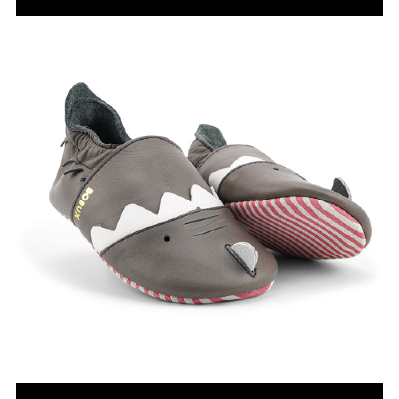 Bobux Παντοφλάκια Soft Sole Fin Charcoal Bobux Παντοφλάκια Soft Sole Fin Charcoal