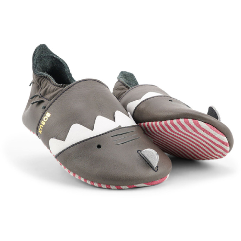 Bobux Παντοφλάκια Soft Sole Fin Charcoal Bobux Παντοφλάκια Soft Sole Fin Charcoal
