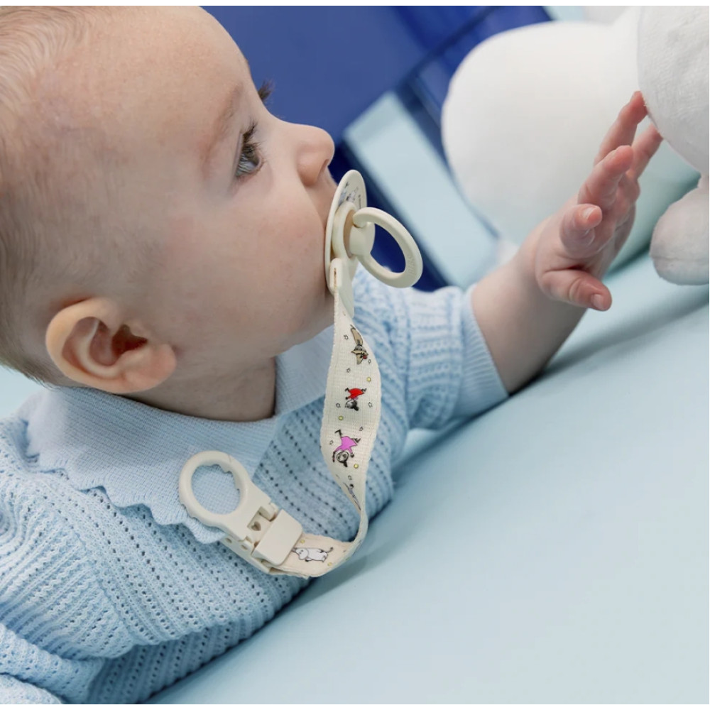 BIBS Moomins Υφασμάτινο Κλιπ Πιπίλας