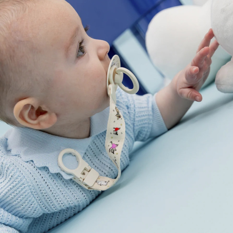 BIBS Moomins Υφασμάτινο Κλιπ Πιπίλας