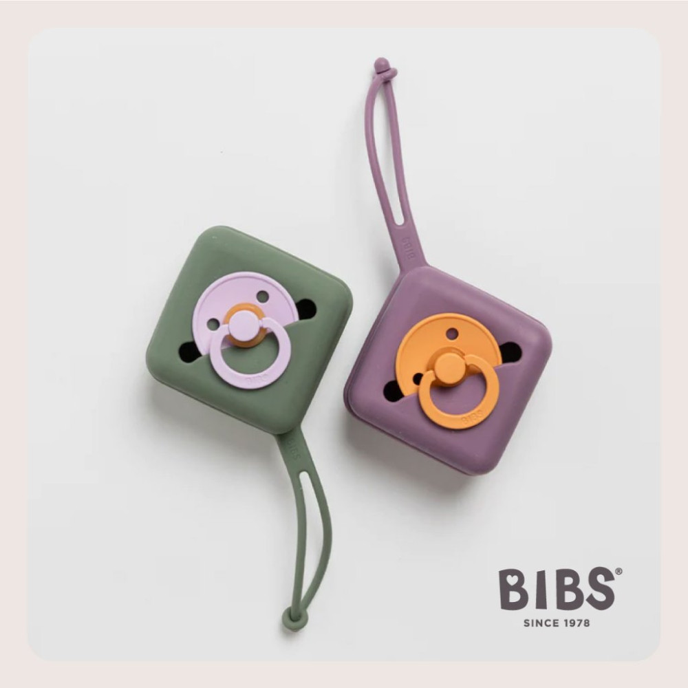 Bibs Θήκη Πιπίλας από Σιλικόνη Mauve