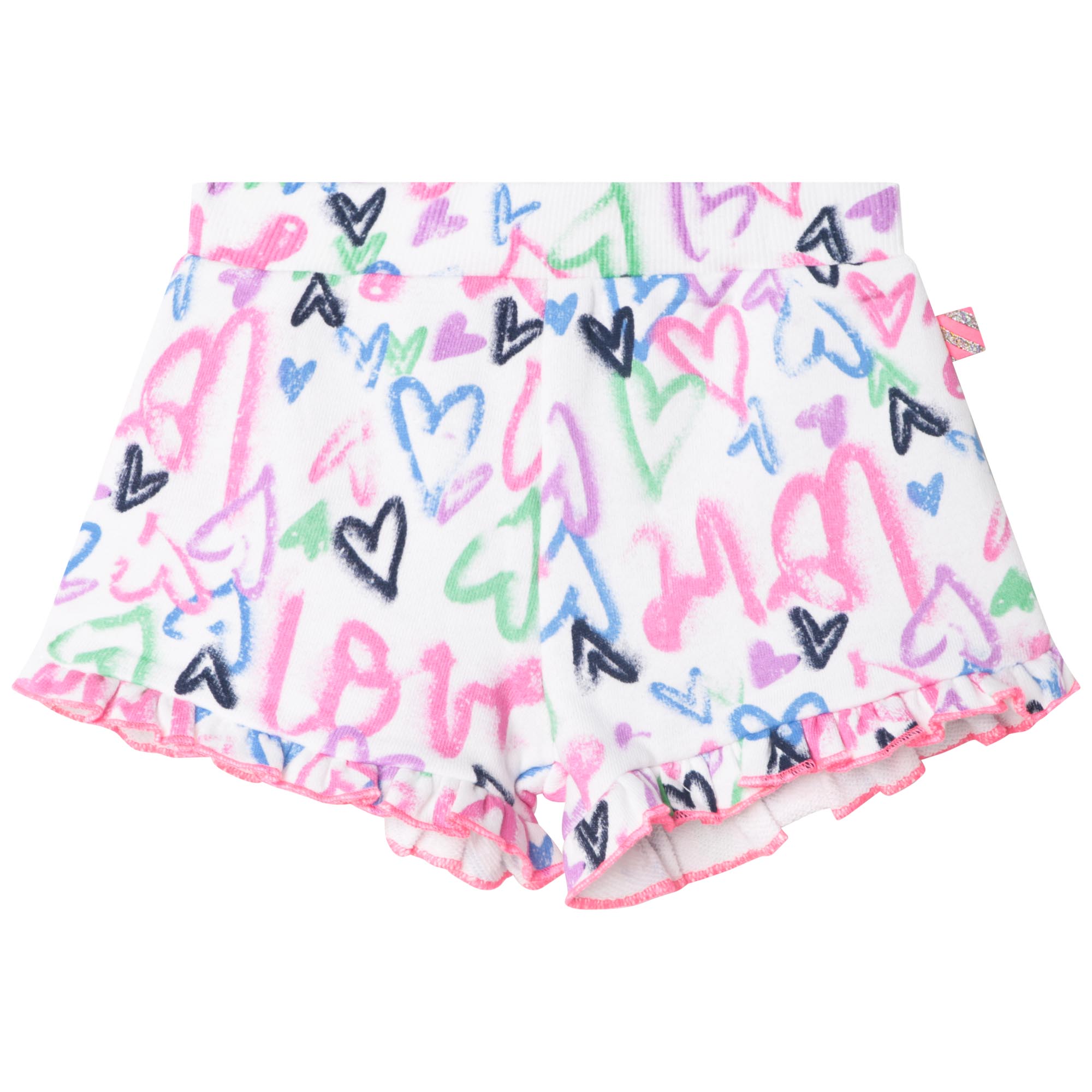 Shorts For Girls With Colourfull Hearts