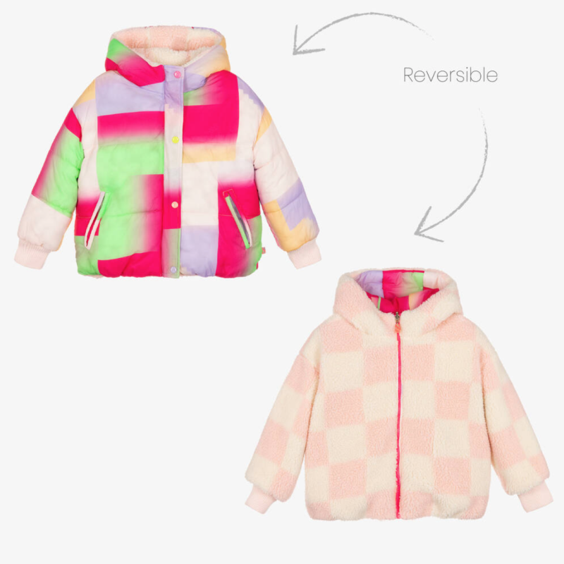 Billieblush Παιδικό Casual Μπουφάν Διπλής Όψεως Billieblush Παιδικό Casual Μπουφάν Διπλής Όψεως