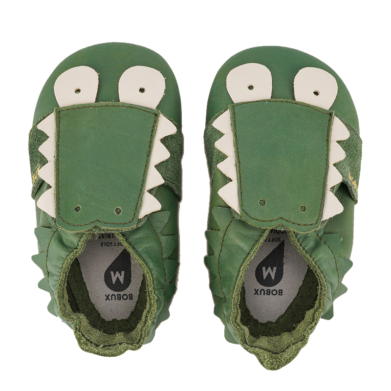 Bobux Παντοφλάκια Soft Sole Snap Olive Bobux Παντοφλάκια Soft Sole Snap Olive