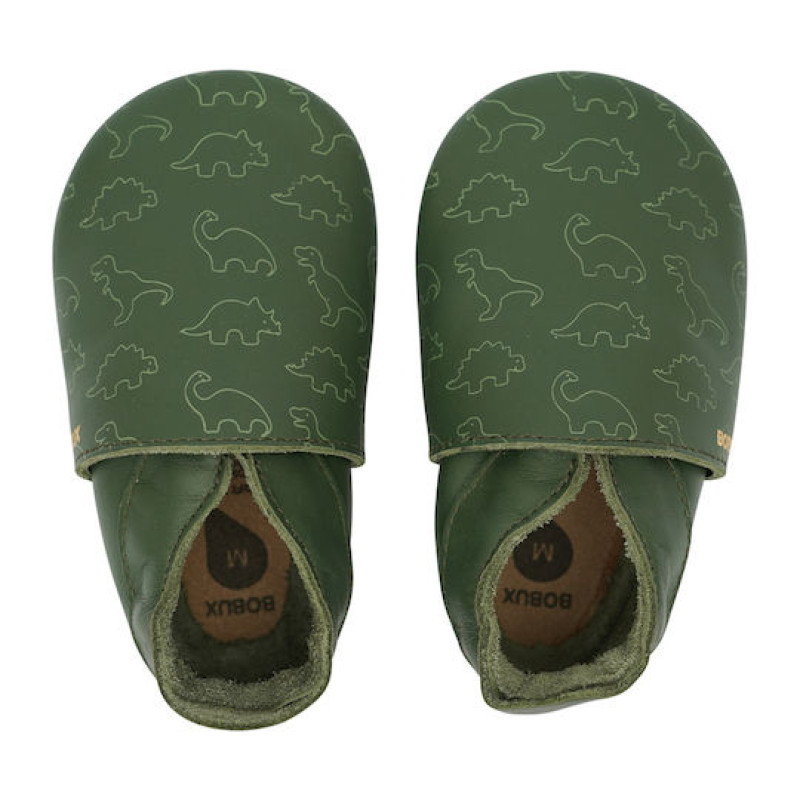 Bobux Παντοφλάκια Soft Sole Dino Olive Bobux Παντοφλάκια Soft Sole Dino Olive