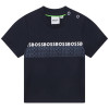 Boss Παιδική Βαμβακερή Μπλούζα Navy Blue Boss Παιδική Βαμβακερή Μπλούζα Navy Blue