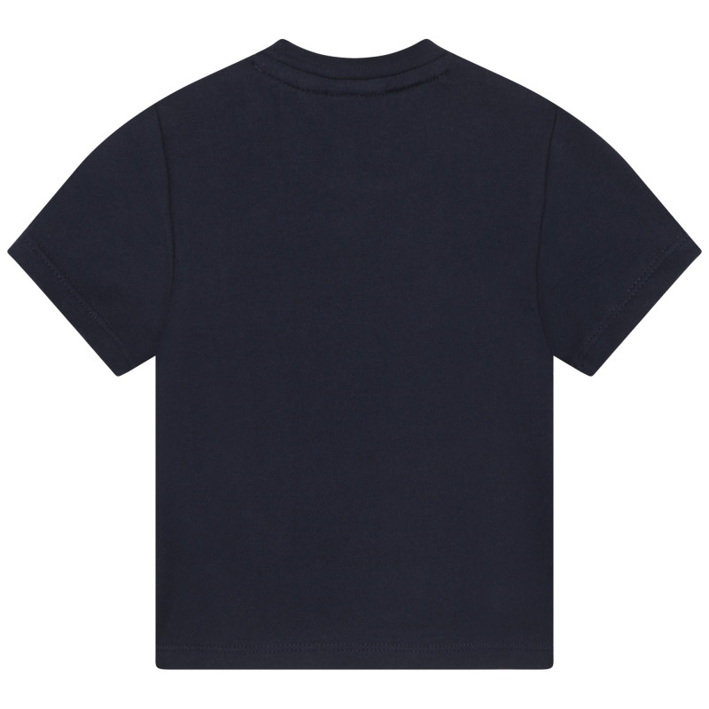 Boss Παιδική Βαμβακερή Μπλούζα Navy Blue Boss Παιδική Βαμβακερή Μπλούζα Navy Blue