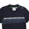 Boss Παιδική Βαμβακερή Μπλούζα Navy Blue Boss Παιδική Βαμβακερή Μπλούζα Navy Blue