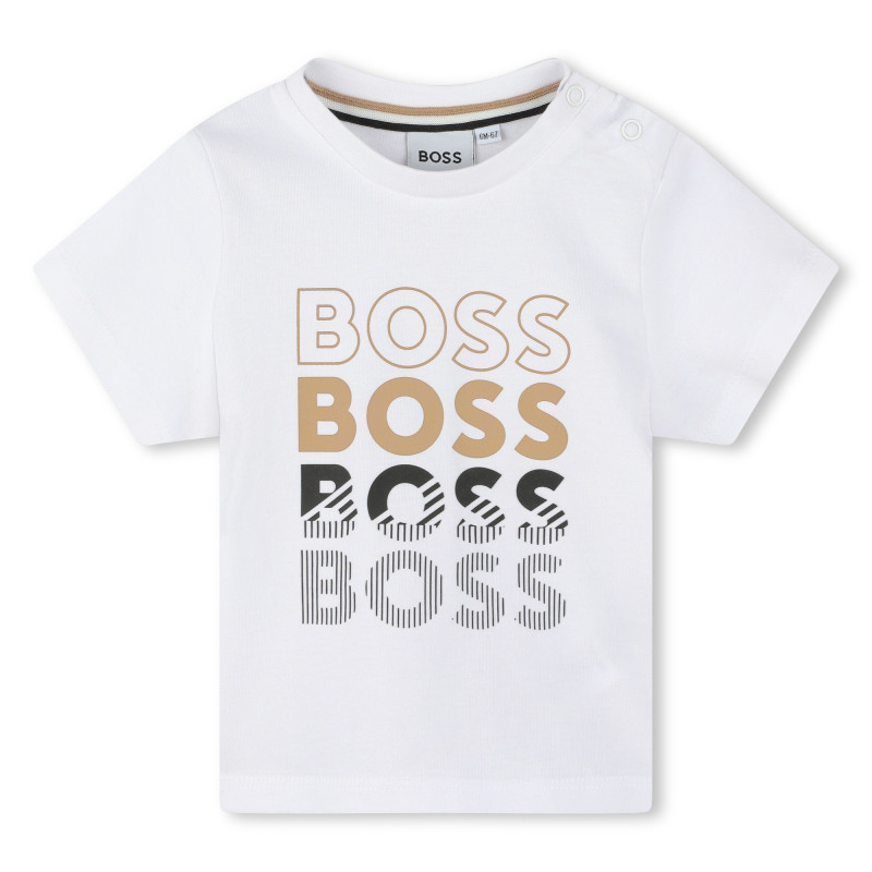 Boss Βρεφική Μπλούζα Λευκή 