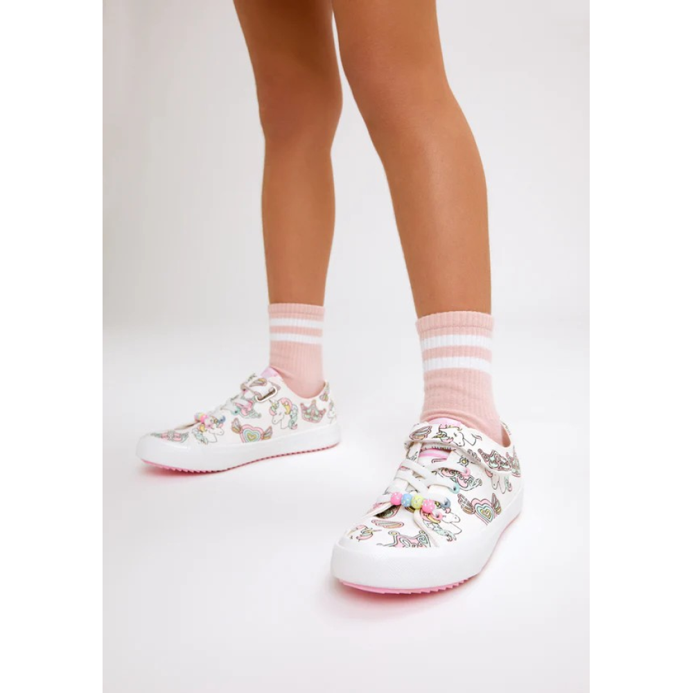 White / Multi Unicorn Fantasy παιδικά Sneakers White / Multi Unicorn Fantasy παιδικά Sneakers