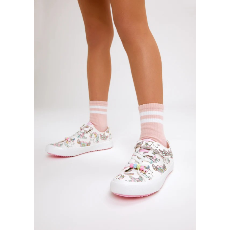 White / Multi Unicorn Fantasy παιδικά Sneakers White / Multi Unicorn Fantasy παιδικά Sneakers