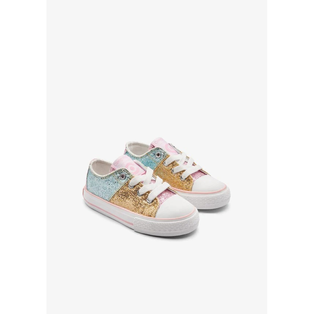 Patchwork Glitter Low παιδικά Sneakers Patchwork Glitter Low παιδικά Sneakers