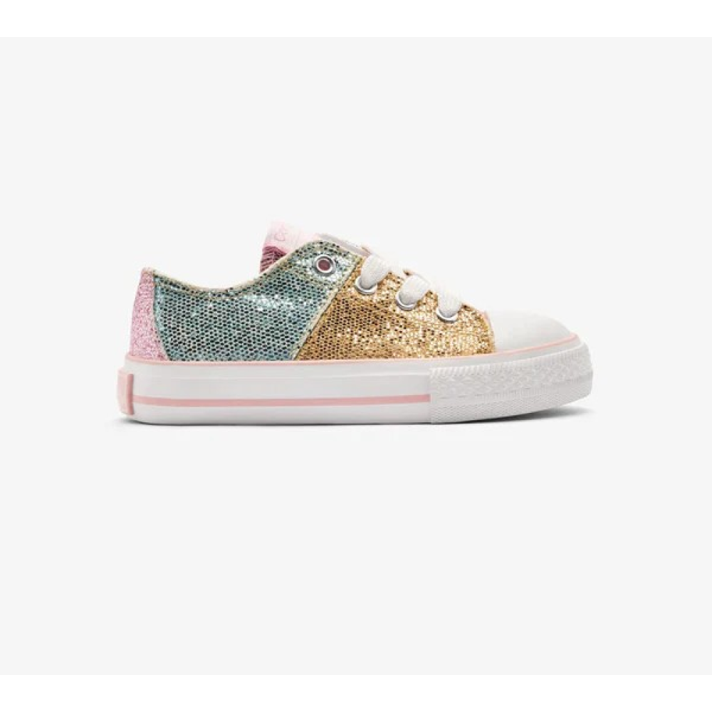 Patchwork Glitter Low παιδικά Sneakers Patchwork Glitter Low παιδικά Sneakers