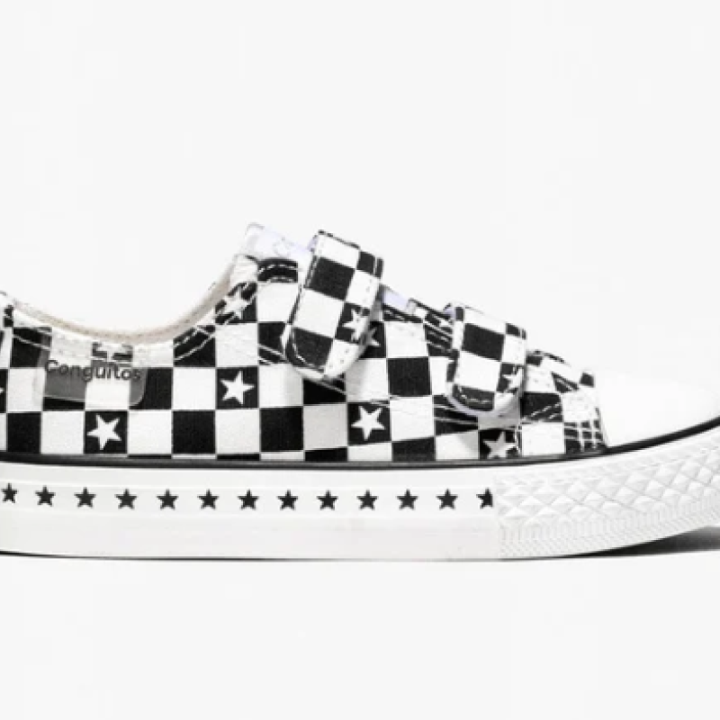 Conguitos Παιδικά Sneakers Μαύρο Canvas Conguitos Παιδικά Sneakers Μαύρο Canvas