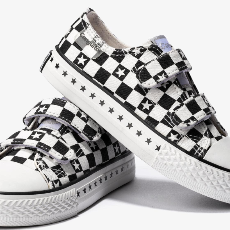 Conguitos Παιδικά Sneakers Μαύρο Canvas Conguitos Παιδικά Sneakers Μαύρο Canvas