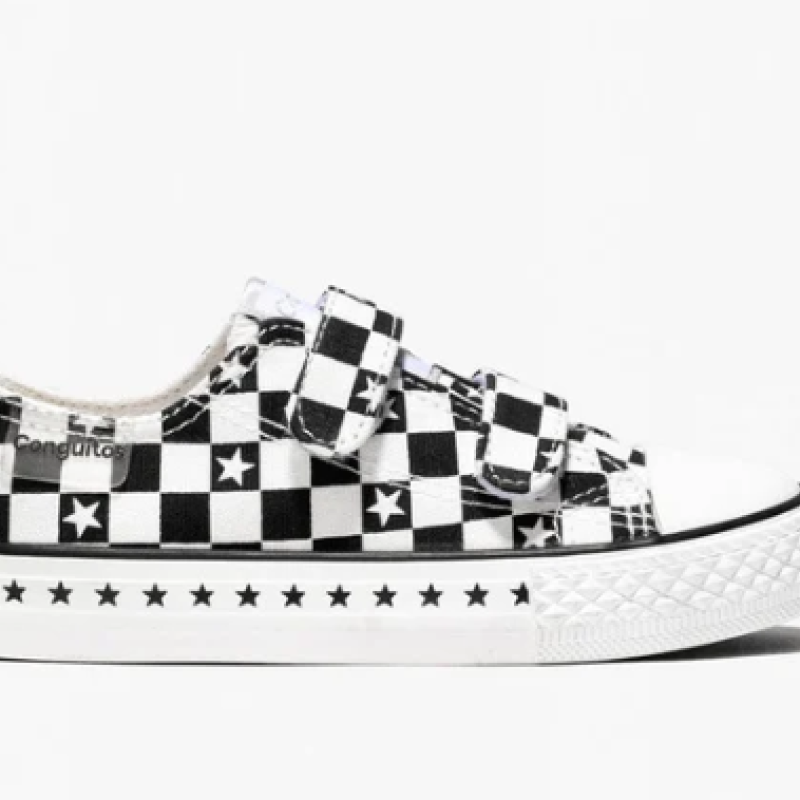 Conguitos Unisex Sneakers Μαύρο Canvas Conguitos Unisex Sneakers Μαύρο Canvas