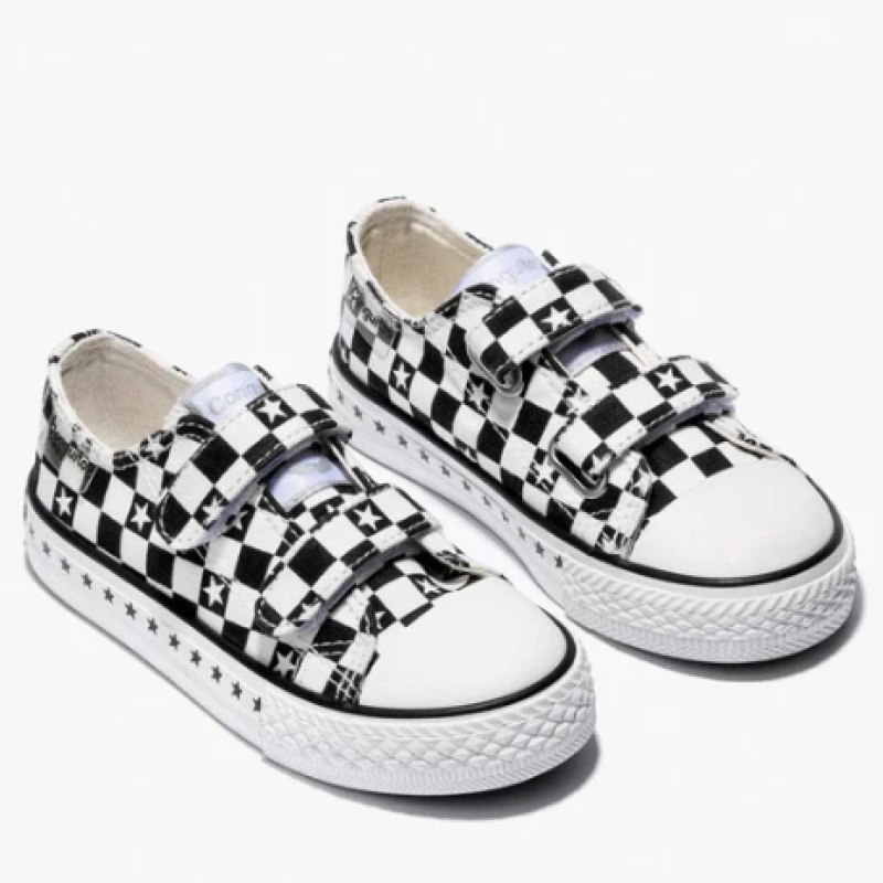 Conguitos Unisex Sneakers Μαύρο Canvas Conguitos Unisex Sneakers Μαύρο Canvas