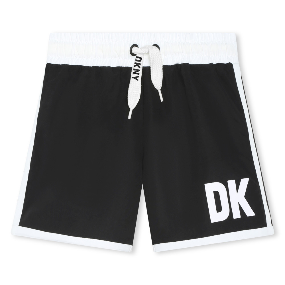 DKNY Μαγιό Βερμούδα Ασπρόμαυρη DKNY Μαγιό Βερμούδα Ασπρόμαυρη