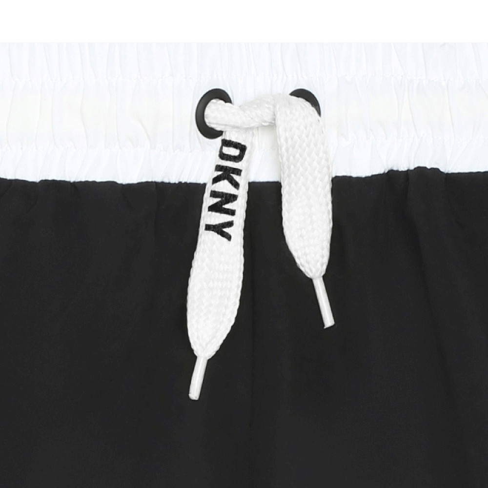 DKNY Μαγιό Βερμούδα Ασπρόμαυρη DKNY Μαγιό Βερμούδα Ασπρόμαυρη