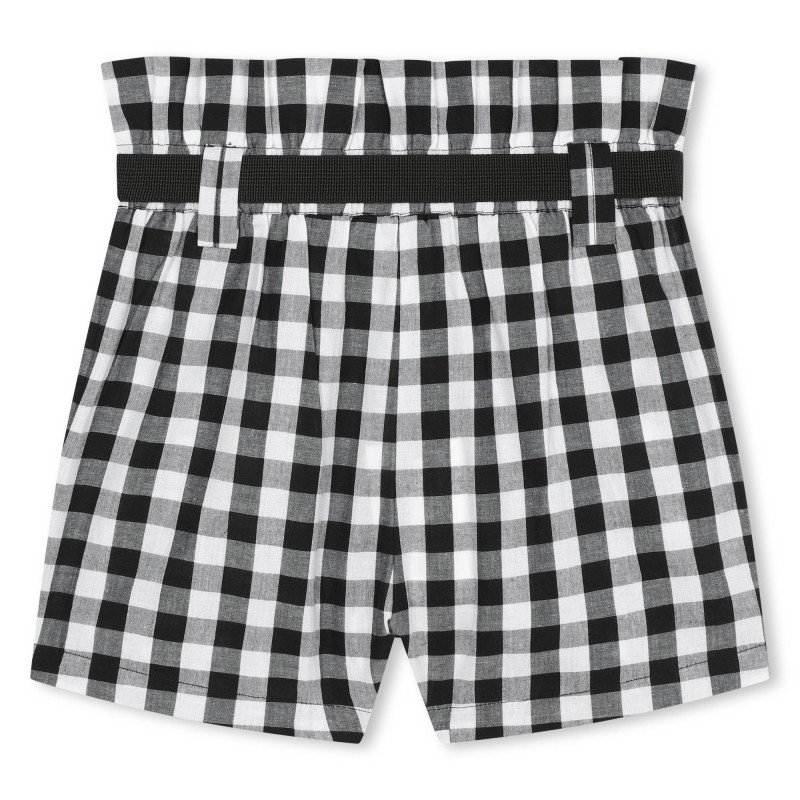 DKNY Ψηλόμεσο Σορτσάκι Με Ζώνη Ασπρόμαυρο DKNY Ψηλόμεσο Σορτσάκι Με Ζώνη Ασπρόμαυρο