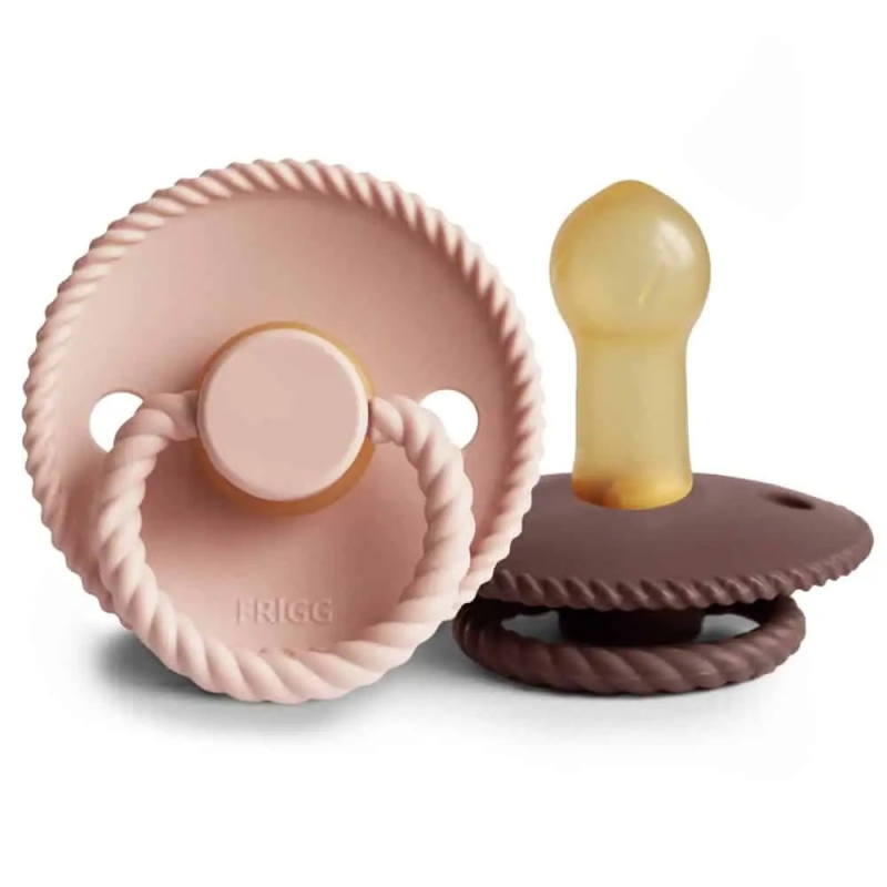 Σετ Πιπίλες Από Φυσικό Καουτσούκ 0-6 Μηνών Blush/Cocoa Σετ Πιπίλες Από Φυσικό Καουτσούκ 0-6 Μηνών Blush/Cocoa