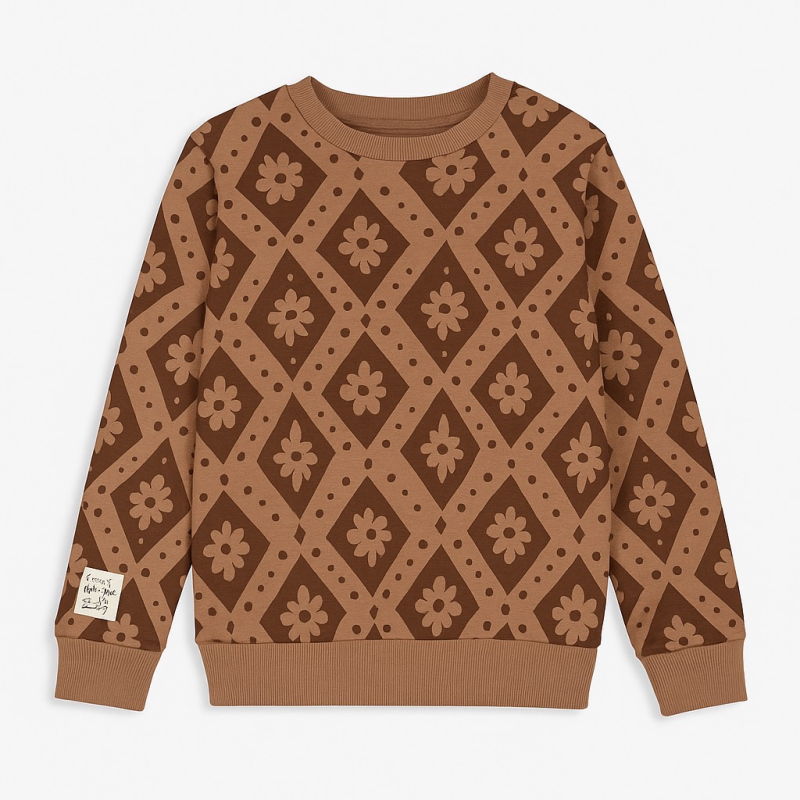 Gang Παιδική Βαμβακερή Μπλούζα Καφέ