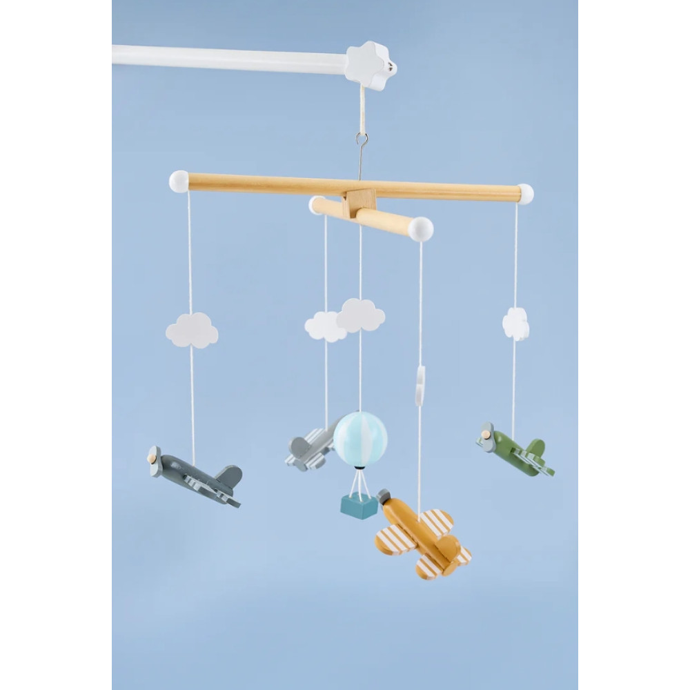 Jabadabado Ξύλινο Μόμπιλε Αεροπλανάκια