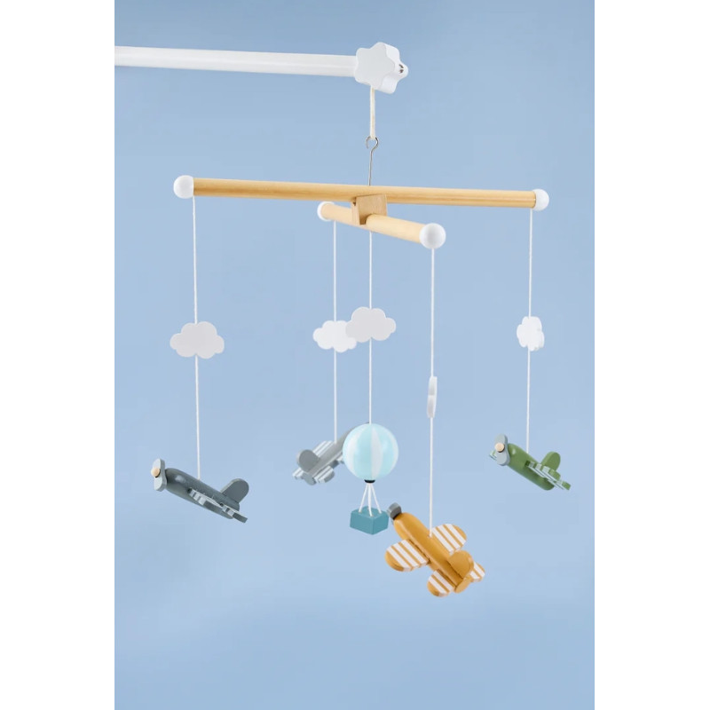 Jabadabado Ξύλινο Μόμπιλε Αεροπλανάκια