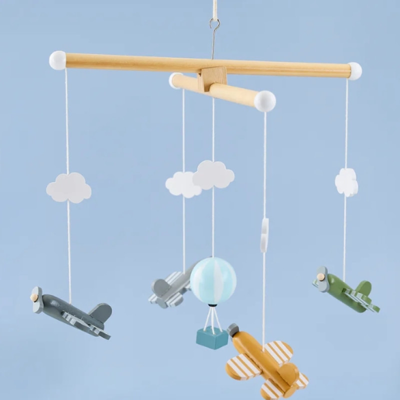 Jabadabado Ξύλινο Μόμπιλε Αεροπλανάκια