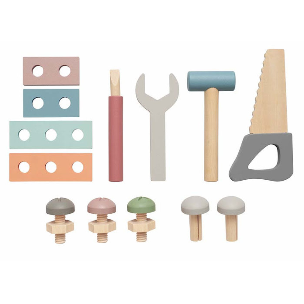 Jabadabado Ξύλινο Bαλιτσάκι Mε Eργαλεία Teddy