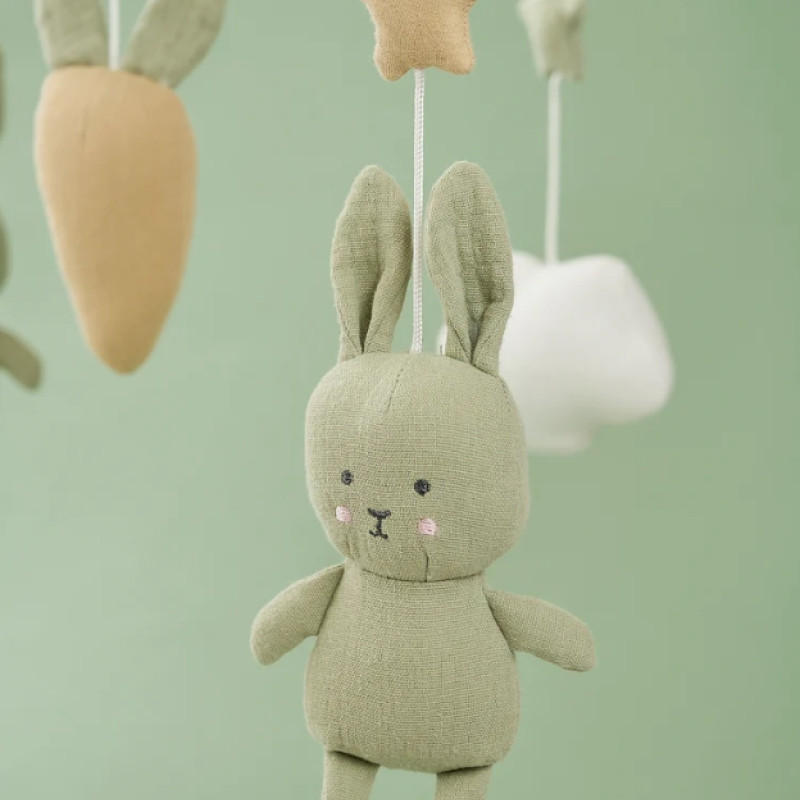 Jabadabado Μουσικό Μόμπιλε Κουνελάκια Πράσινο