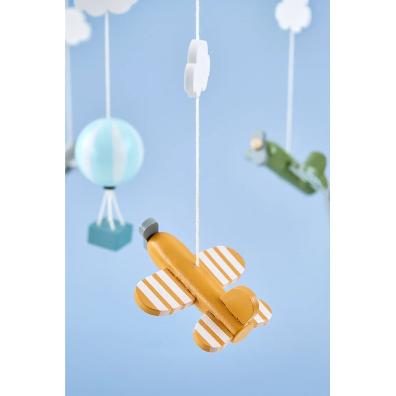 Jabadabado Ξύλινο Μόμπιλε Αεροπλανάκια