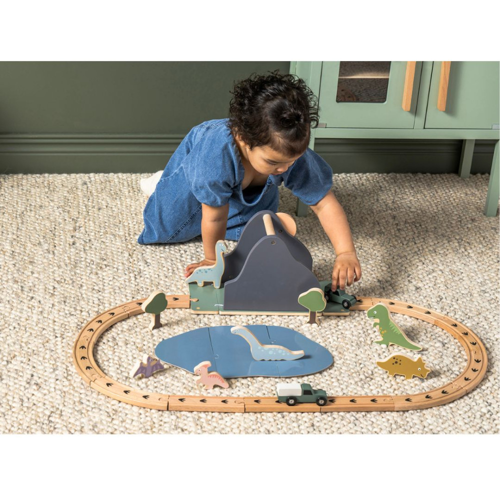 Jabadabado Ξύλινος Σιδηρόδρομος  Dino World