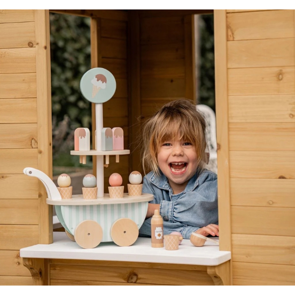 Jabadabado Ξύλινο Παγωτατζίδικο Μικρό 28x19x42cm